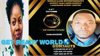 Ready for a world🌎class entrepreneur's submit at landmark Event Center Lagos Nigeria