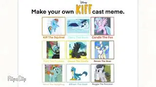 Kiff Cast Parody With MLP Characters 