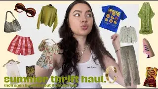 ❤︎ thrift haul | summer 2024 vinted haul and styling ❤︎