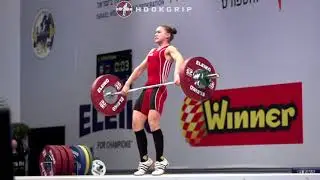 Rebeka Koha (48) - 68kg, 70kg, & 72kg Snatches @ 2014 European Championships