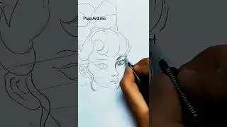 how to draw beautiful girl/Girl drawing/easy sketch steps/Pencil sketch #girldrawing #sketch #beauty