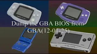 Создание Дампа BIOS GBA с Консоли GBA(12-01-25)