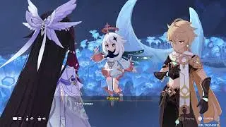 Genshin Impact 6.3 (4K60FPS) New Moon's Embrace Unique Columbina Interaction Part - 11