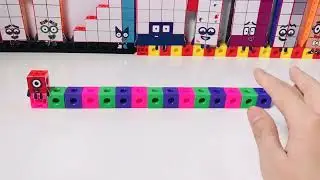 Numberblocks Band - DIY Numberblocks 1 to 9 from Mathlink Cube!Numberblocks ASMR Part 00
