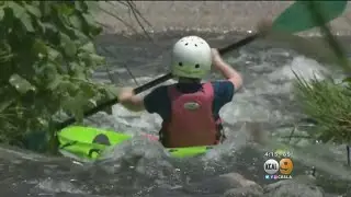 Families Kick Off LA River Recreation Season With Kayaking