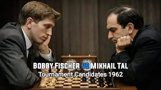 Bobby Fischer vs Mikhail Tal. Tournament Candidates, Netherlands 1962