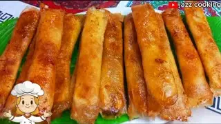 Как приготовить хрустящий турон | Простые закуски