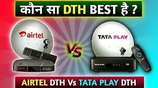 Airtel DTH Vs Tata Play/Sky DTH⚡Best DTH Connection Setup Box⚡Best DTH Service 2024⚡Scorecard⚡