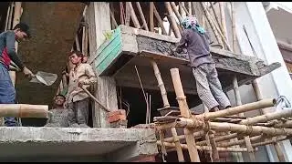 Front Elevation Work is in progress