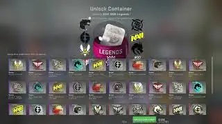 Unboxing an Astralis Gold!!! (New RMR CSGO Stickers)