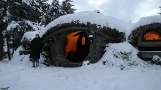Incredible Winter Hobbit Hole Getaway