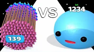 🔥 Arrow Run Race 🏹 vs Sline Run Race 🧩 ASMR Gameplay ❌ MAX LEVEL Challenge Satisfying