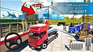 Wild Sea Animals Truck Transport Simulator / Android & iOS Gameplay - HD