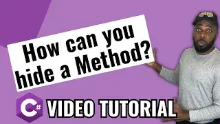 Part 21 - C# Tutorial - Hiding Methods in C#