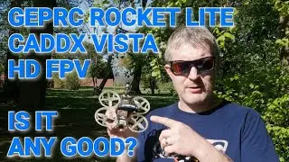 GEPRC ROCKET LITE HD KWAD REVIEW.   CADDX VISTA DJI HD