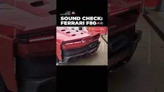 Sound check: Ferrari F80🔥 #ferrari #f80