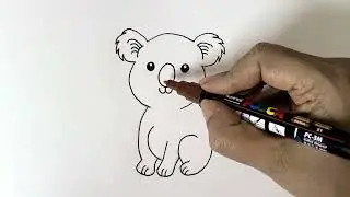 Easy Koala Drawing Tutorial
