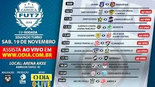 FF7RJ - Campeonato Carioca de Fut7 - 19/11 - AO VIVO