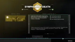 Destiny 2 Symphony of Death Quest