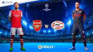 Arsenal vs PSV Champions League 2023/24 Group B FIFA 23