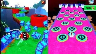 Reverse Night Mode vs Normal &ndash; Going Balls FASTEST Mobile Run Ever! #Gaming #Ball