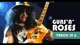 Guns N' Roses Style Epic Ballad Guitar Backing Track in G