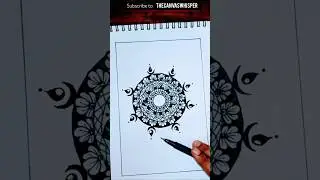 Circle Mandala#art #zenart #painting #shorts #shortsfeed