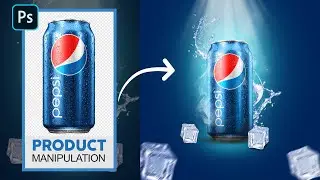 Coldrink Can Manipulation In Photoshop | Product Manipulation