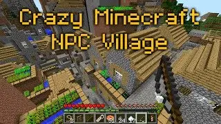 Crazy Minecraft NPC Village