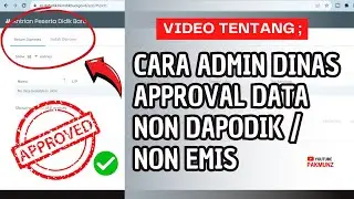 How the Office Admin Approves Non-Dapodik/Non-Emis Student Data