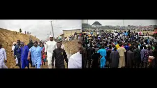Crowd Following Rhodes Vivour After He Arrived A Lagos Market