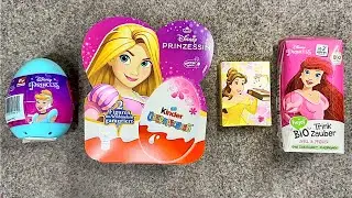 Funny Candy ASMR | Disney Princess👸 Kinder Surprise Eggs Opening | Satisfying Sweets & Toys Unboxing