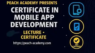 Certificate in Mobile App Development Training Course Lecture | Android, iOS, UI/UX