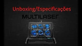 Unboxing/especifica&ccedil;&otilde;es Base Cooler Notebook Multilaser AC282