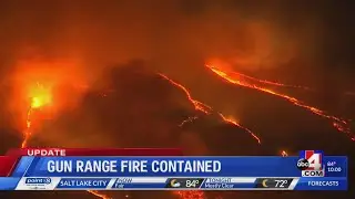 Gun Range Fire Contained