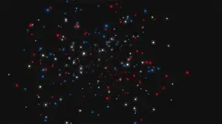 Abstract Light HD Particle background