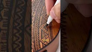 How To Read Polynesian Carvings  @jadentysonlaing #ukulele #carving #etching #fyp