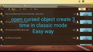 open cursed object create three time in classic mode