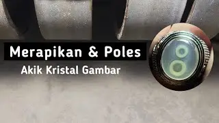 Bentuk Dan Poles Batu Akik Gambar Angka 8 - Sumur Bandung Manten