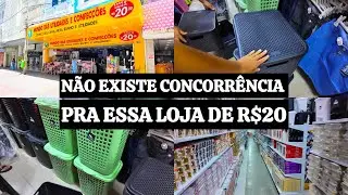 TUDO R$20! BALDE GIGANTE, CAIXA ORGANIZADORA E UTILIDADES DOMÉSTICAS INCRÍVEIS 😱