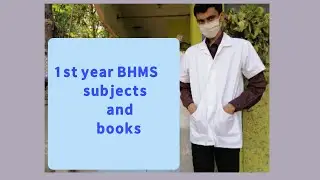 1st year BHMS subjects and books