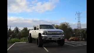 Lifted 2013 Chevy Silverado Truck Custom Offsets