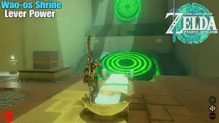 Legend of Zelda TOTK - Lever Power Wao-os Shrine 