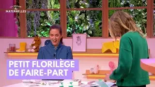 Petit floril&egrave;ge de faire-part - La Maison des maternelles #LMDM