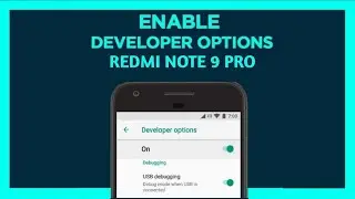 How to Enable Developer option in Redmi note 9 pro / WIX HIT