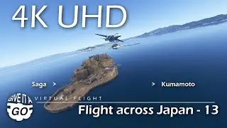 4K - Flight across Japan / Section 13 - Virtual Scenic Flight 062