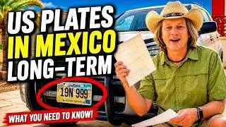 Get US Plates in Mexico