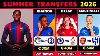 🚨 Latest Confirmed Transfers Summer 2026 🔥Transfer News Today | Lukeba, Delap, Martinelli & More
