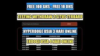 UPDATE - HYPERDOGE FREE 100 GHS - ERDOGE FREE 10 DHS - LEGIT or SCAM