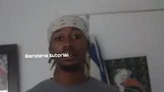 How to put your bandana on, with dreads?